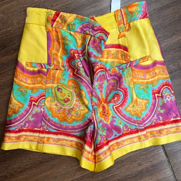 Zara high waisted print shorts - Picture 6 of 9